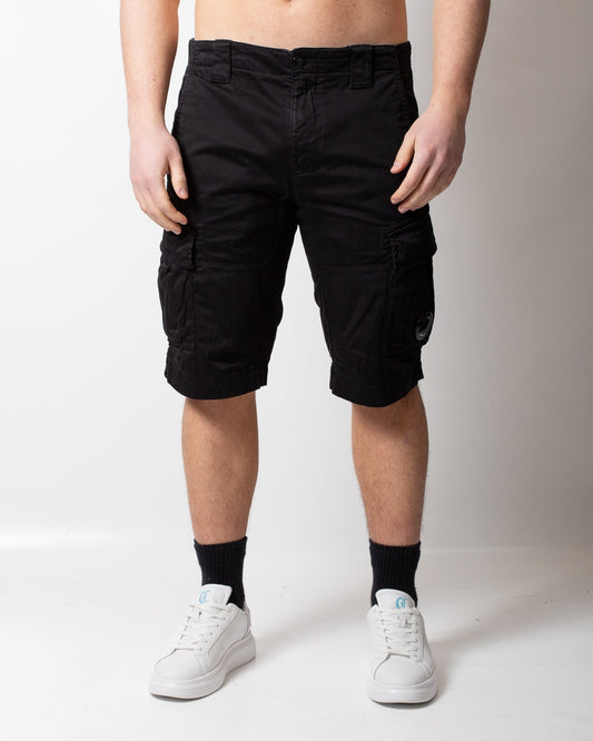 Bermuda C.P. Company cargo in satin stretch uomo