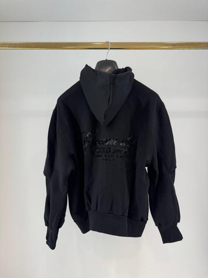 Felpa Comme des Fuckdown fullzip con cappuccio e logo in rilievo donna