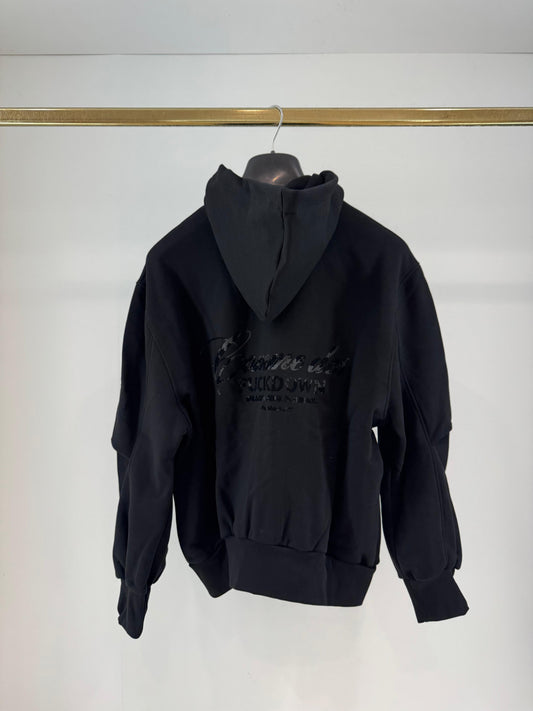 Felpa Comme des Fuckdown fullzip con cappuccio e logo in rilievo donna