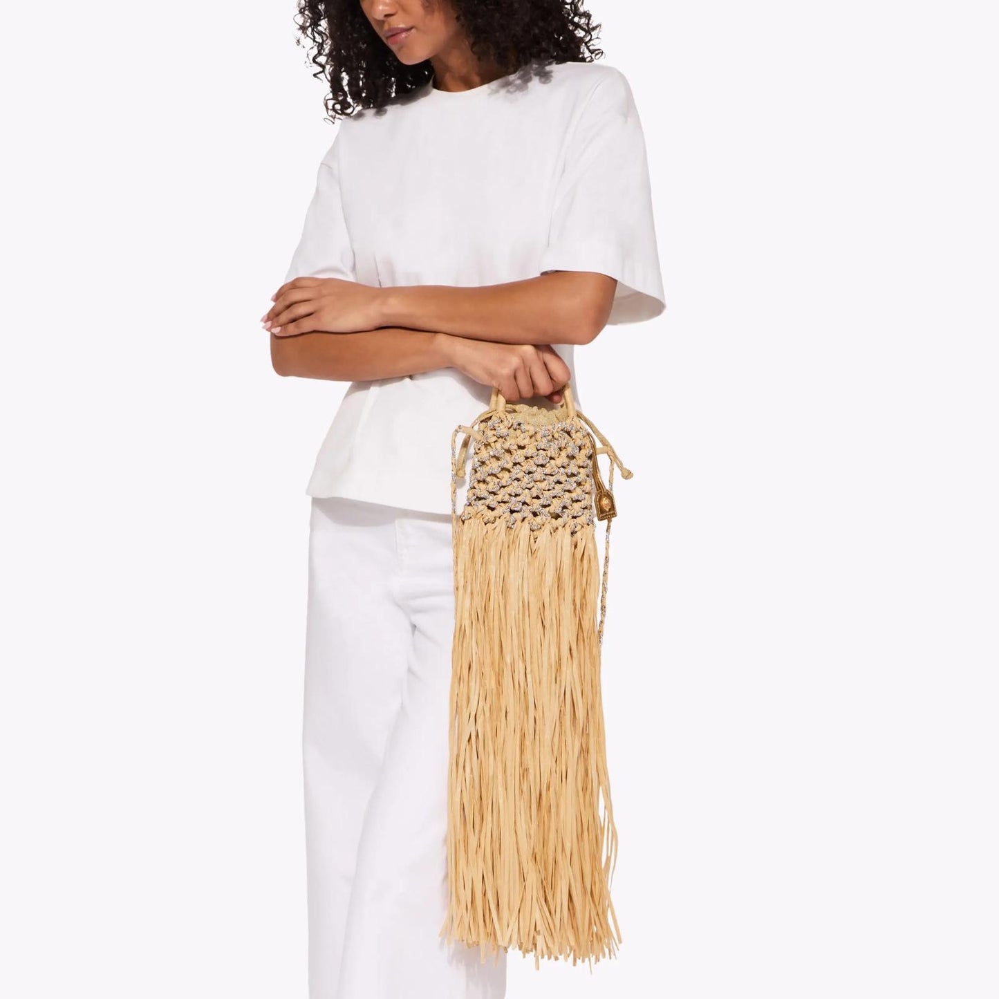 Borsa Kurt Geiger "Mini Macrame Crystal" donna