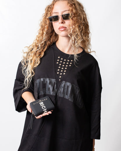 Portafogli John Richmond in ecopelle con logo patch