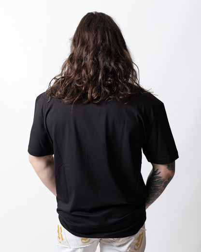 T-Shirt John Richmond con stampa e logo strass uomo