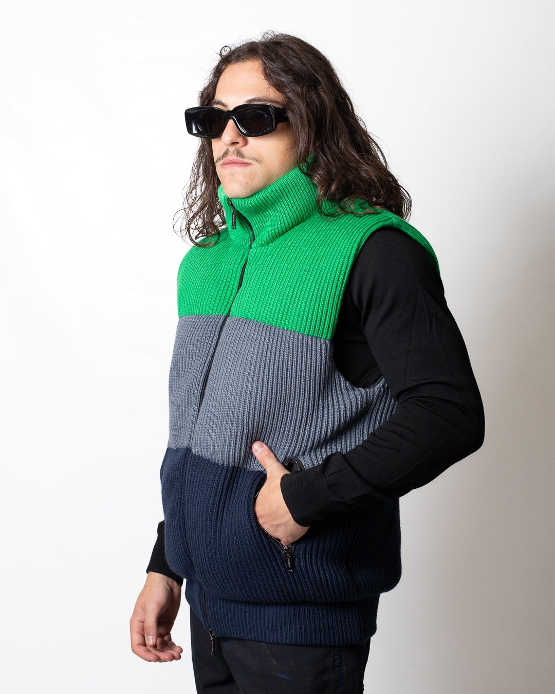 Gilet Iceberg in maglia uomo