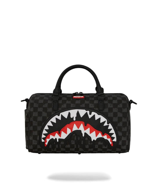 Borsa Sprayground nero Dripping sharks in paris mini duffle
