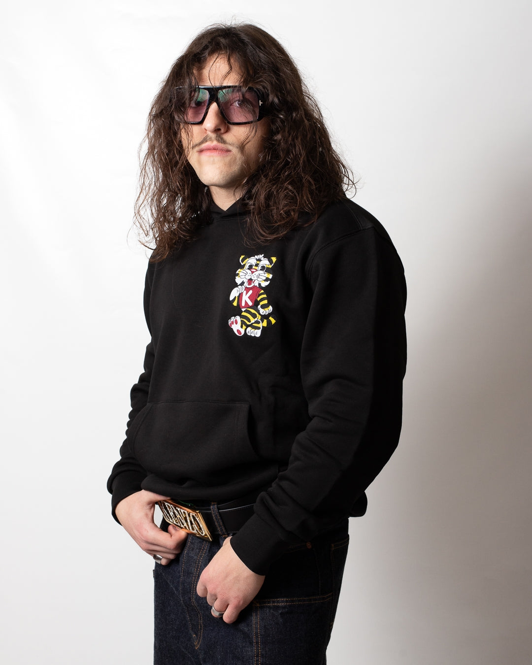 Felpa Kenzo con cappuccio "Wild Tiger" uomo