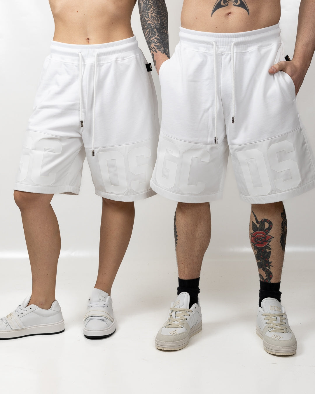 Bermuda GCDS in felpa "Band Logo Tonal"