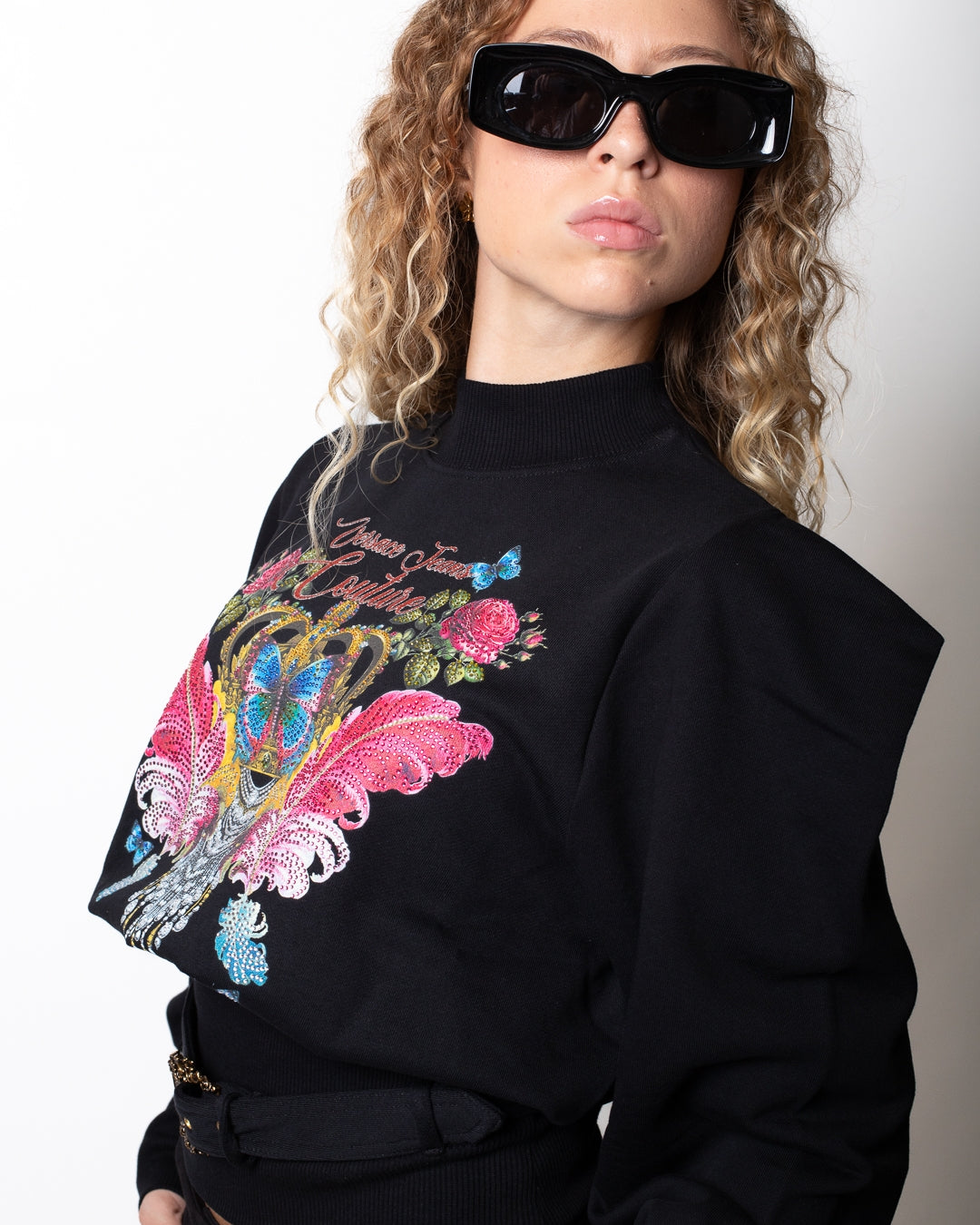 Felpa Versace Jeans Couture "Butterfly Curiosit" donna