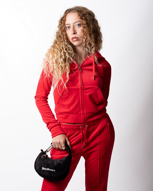 Felpa Juicy Couture fullzip con cappuccio "Madison Outline" donna