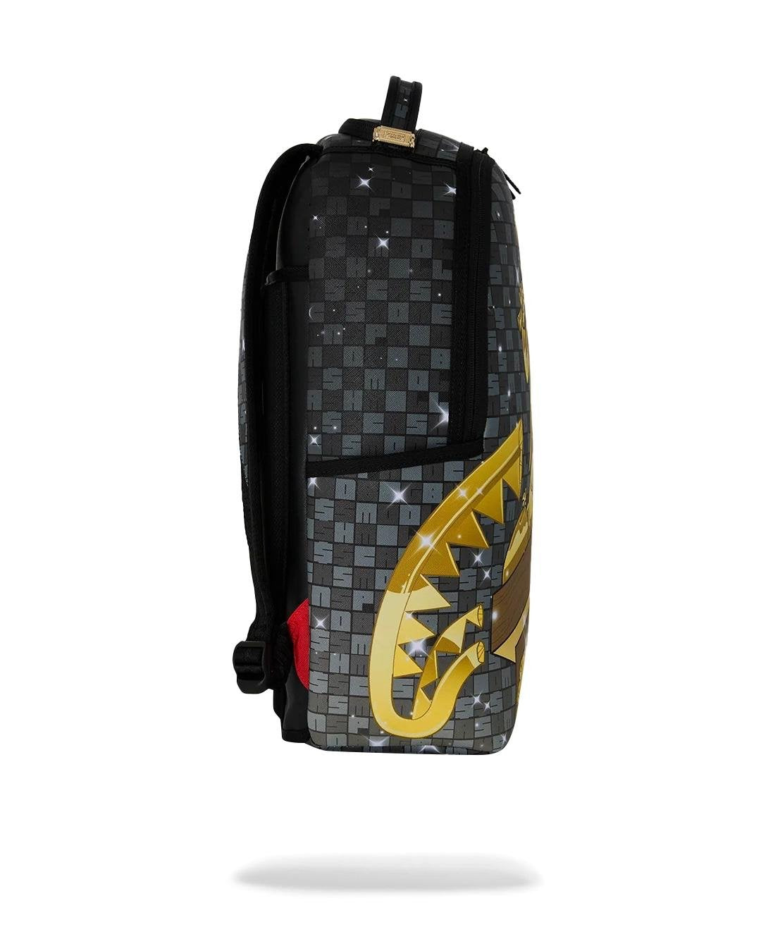 Zaino Sprayground nero MONOPOLY STATUE BACKPACK