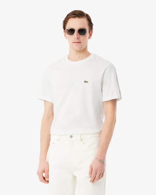 T-Shirt Lacoste con fasce logate uomo