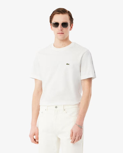 T-Shirt Lacoste con fasce logate uomo