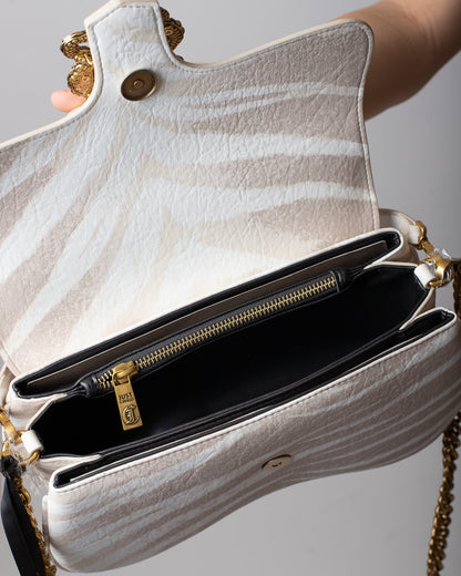 Borsa Just Cavalli "Print Natural Palm" donna