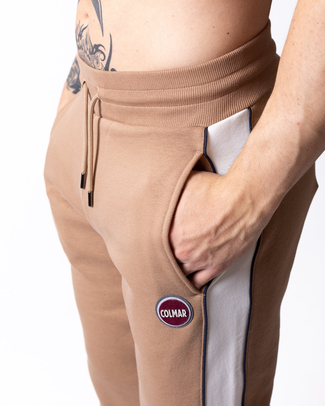 Pantalone Colmar color block in felpa uomo