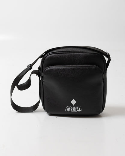Tracolla Marcelo Burlon in ecopelle "County Print"