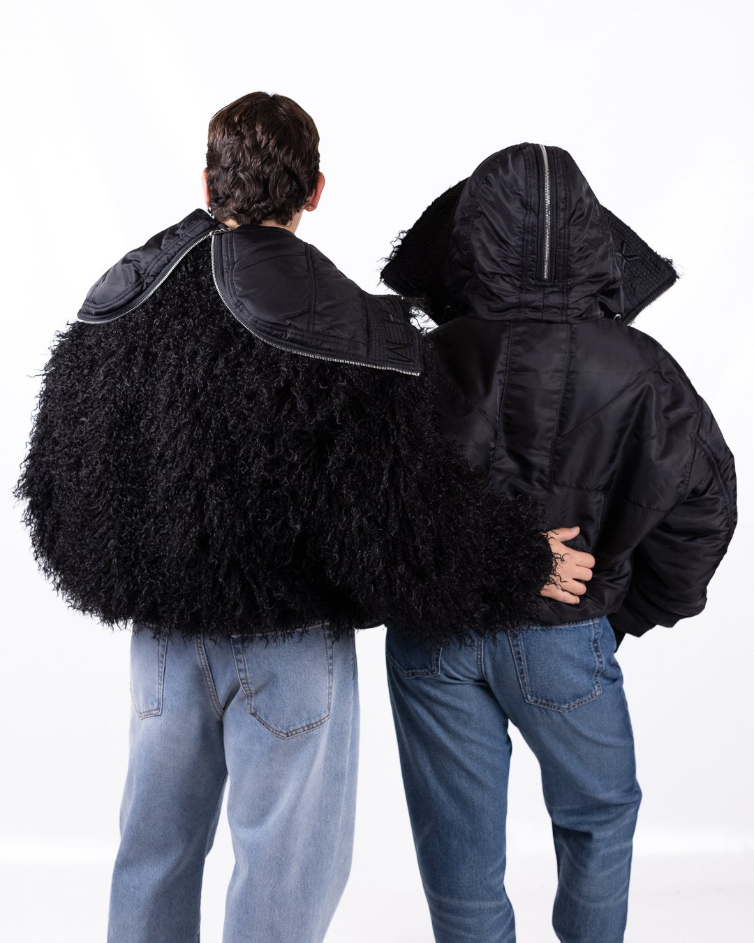 Giubbotto Richmond X bomber reversibile con ecopelliccia