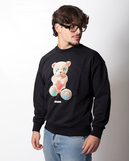 Felpa Barrow girocollo con stampa Teddy