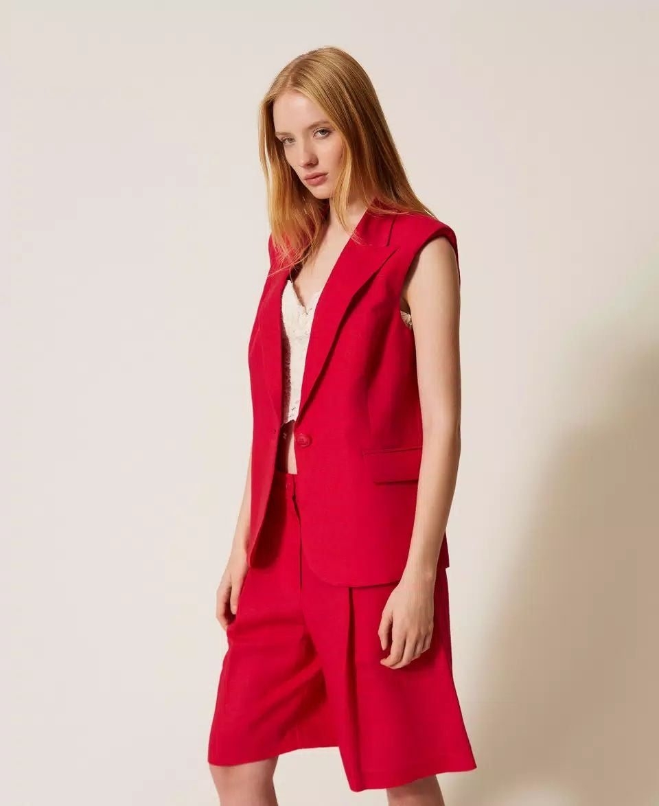 Bermuda Twinset Actitude in misto lino donna