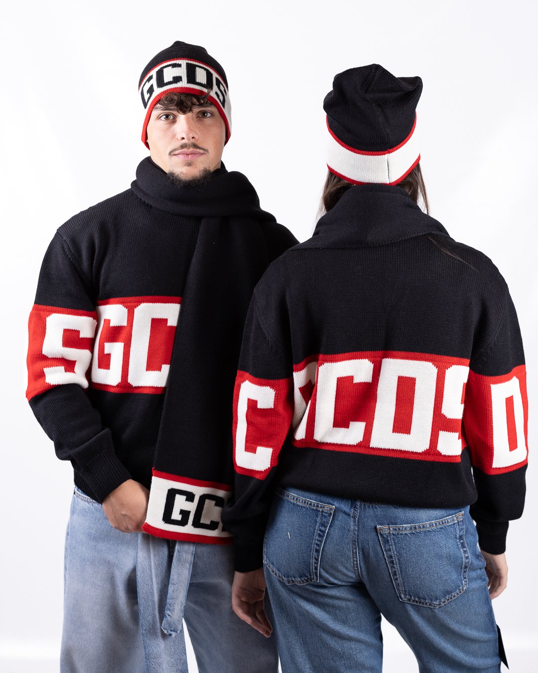 Cappello GCDS in misto lana "Band Logo"