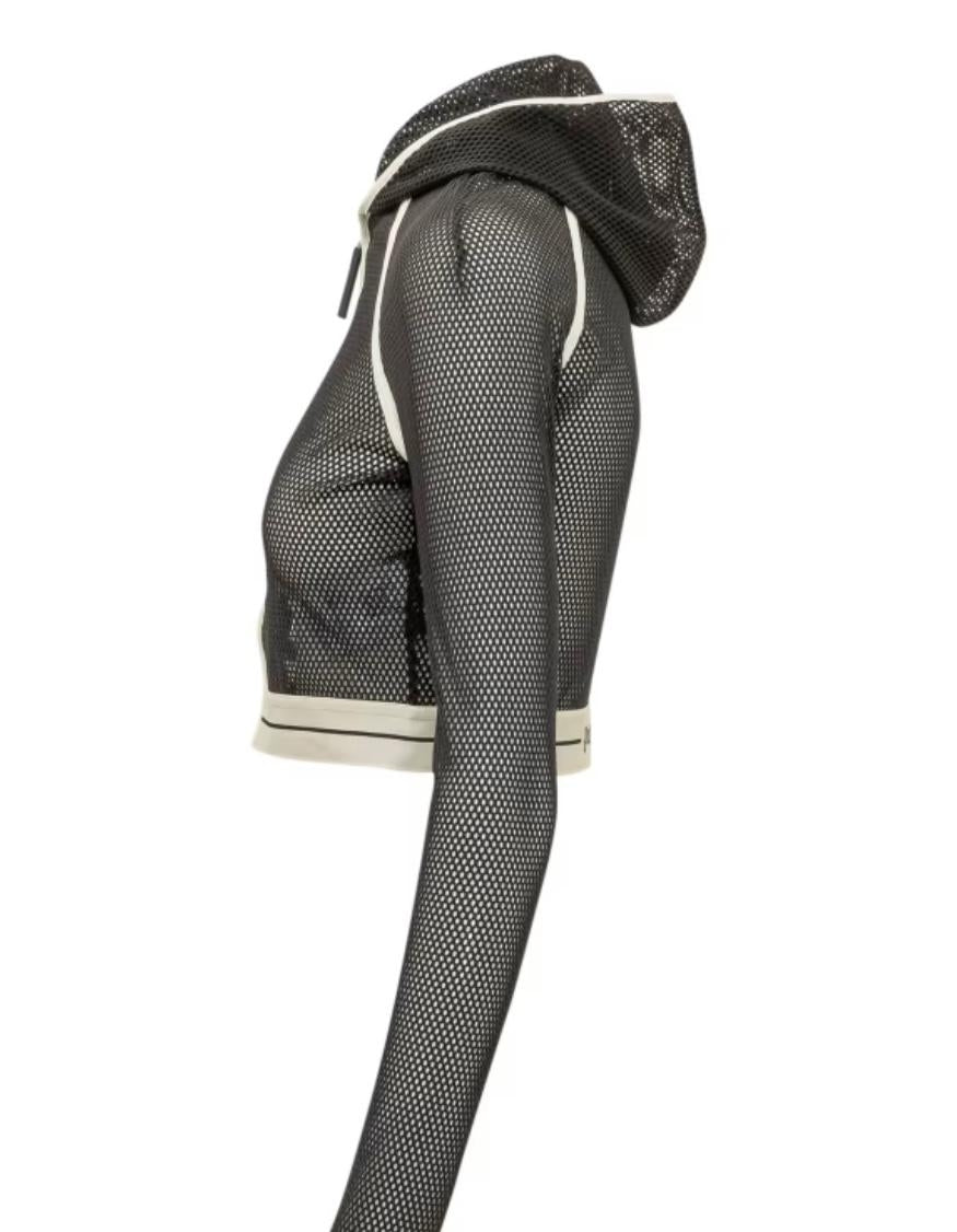 Felpa Palm Angels "Logo Mesh" donna