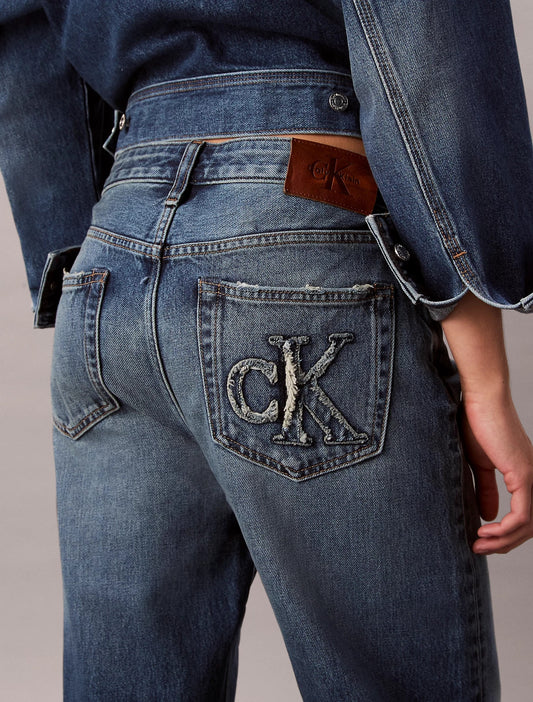 Jeans Calvin Klein "Signature 90s Straight" donna