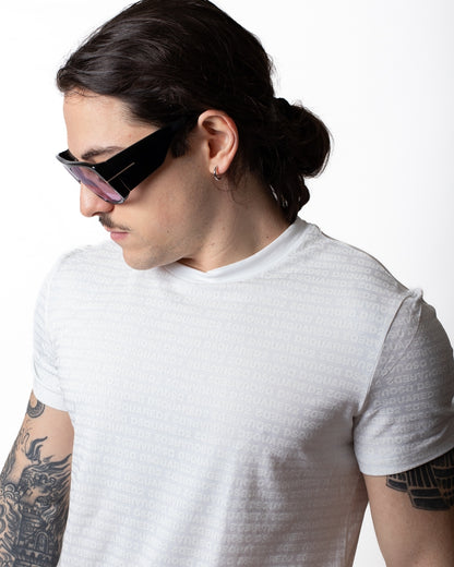 T-Shirt Dsquared2 con logo all-over uomo