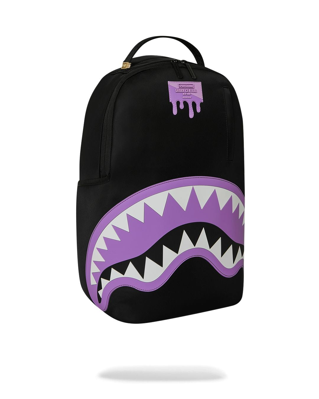 Zaino Sprayground nero SHARK CENTRAL LIGHT PURPLE BACKPACK
