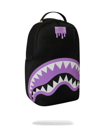 Zaino Sprayground nero SHARK CENTRAL LIGHT PURPLE BACKPACK
