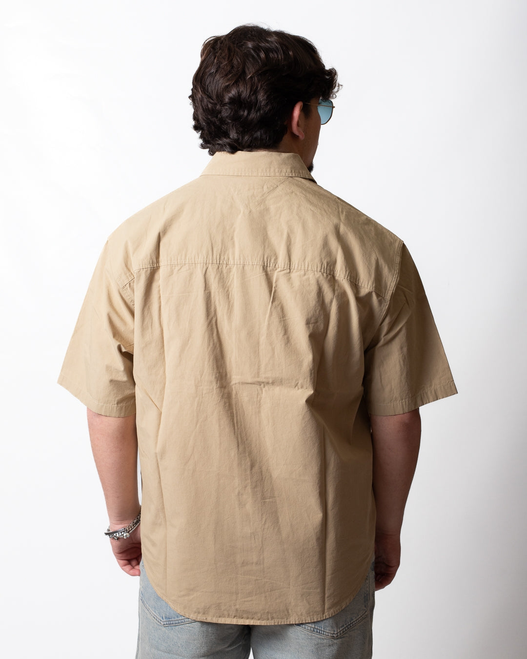 Camicia Tommy Jeans over con taschino uomo