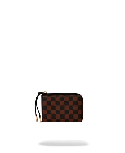 Portafoglio Sprayground marrone shark in paris  zip-out wallet