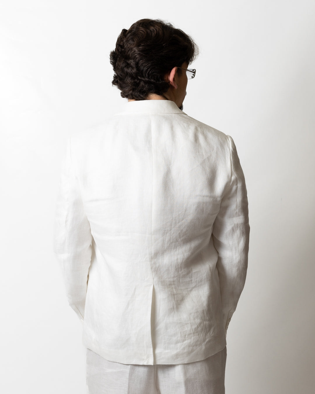 Giacca blazer Richmond X monopetto in lino uomo