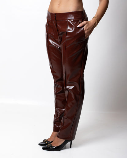 Pantalone Twinset Actitude in similpelle donna