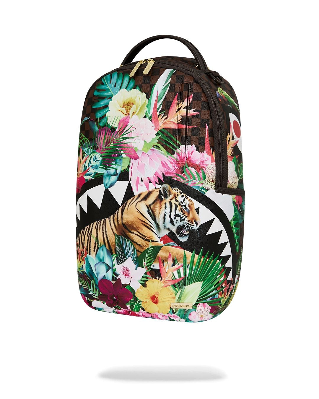Zaino Sprayground marrone FLOWERING JUNGLE SHARK 2 BACKPACK