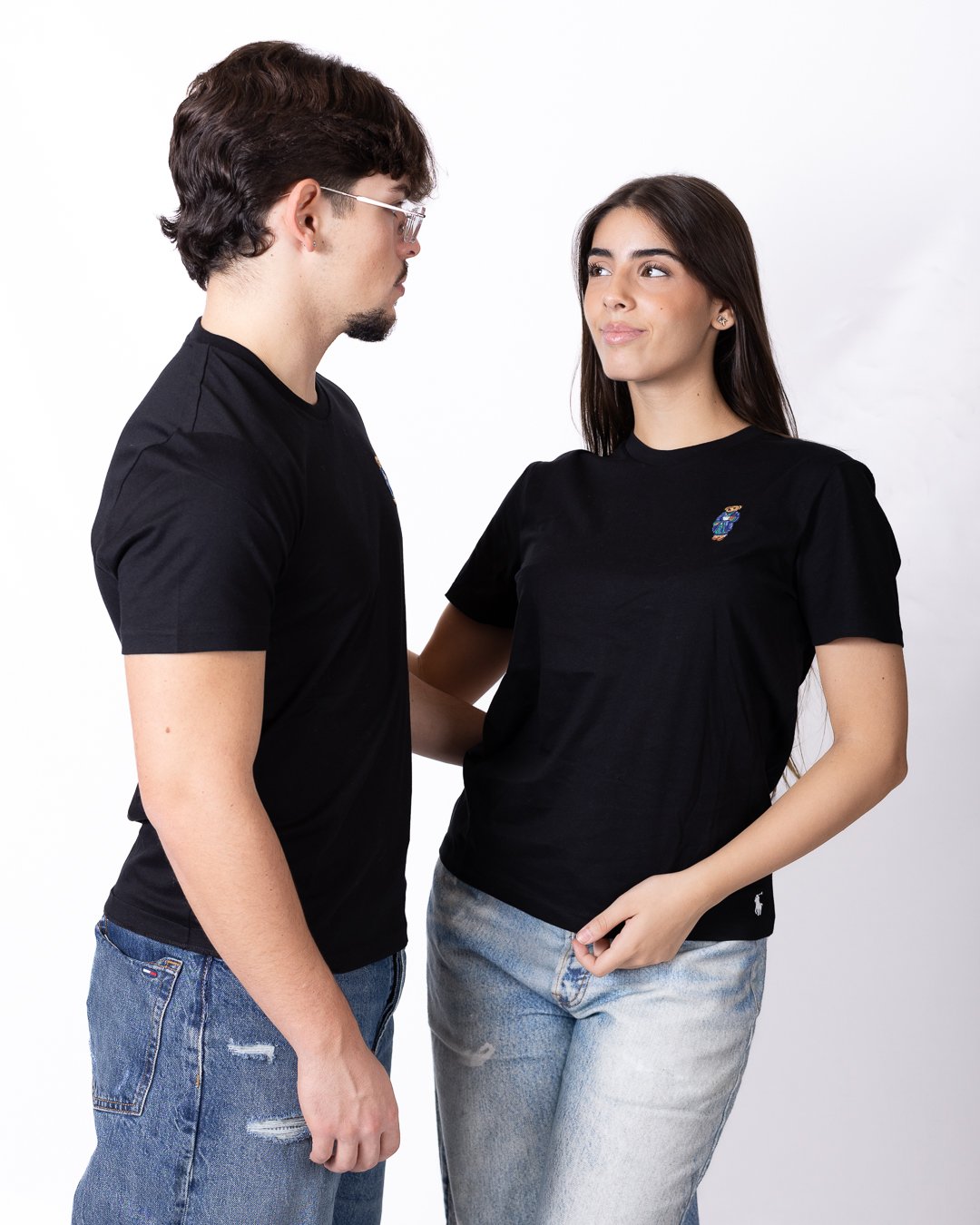 T-shirt Polo Ralph Lauren con iconico "Polo Bear" ricamato