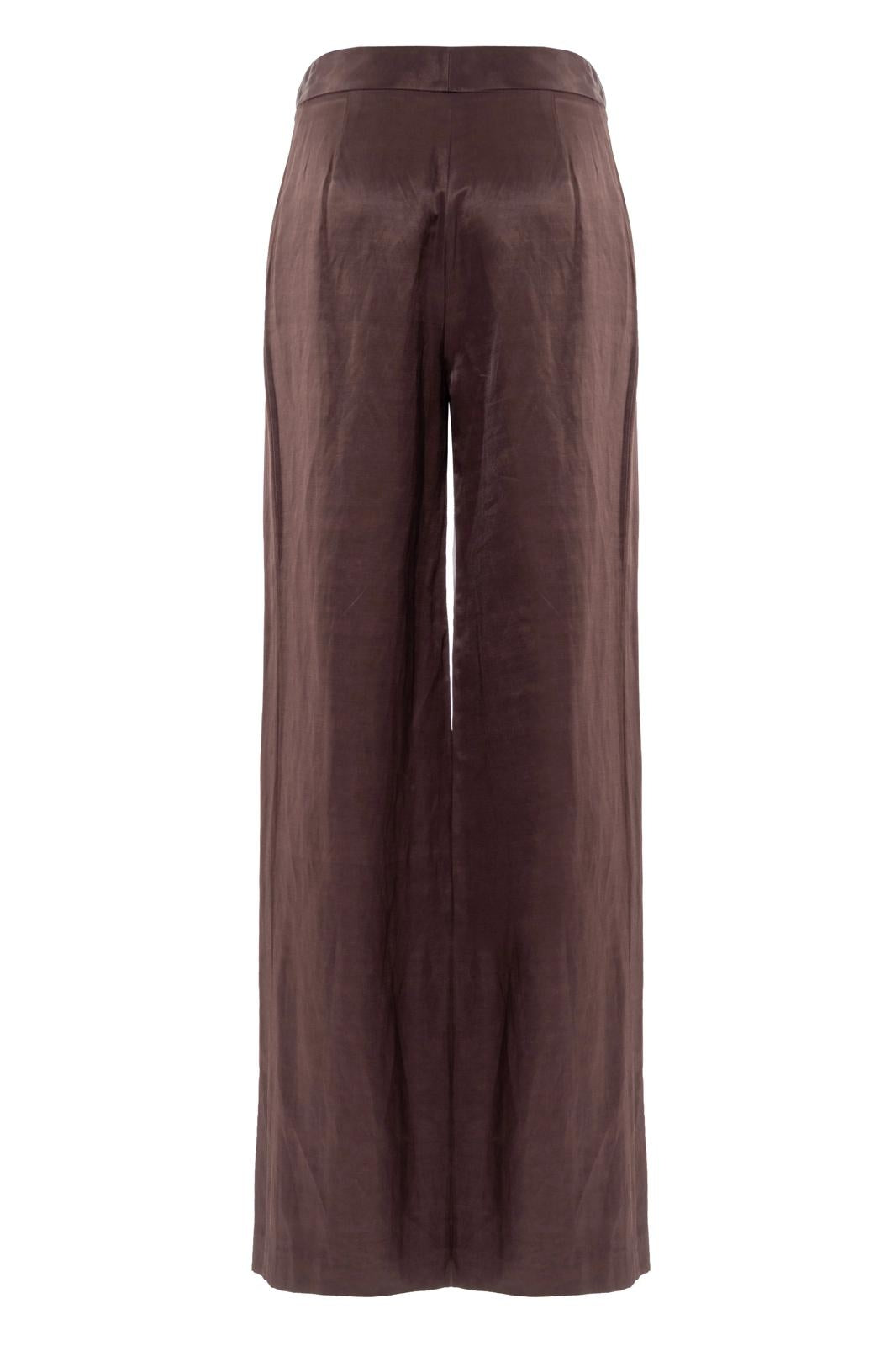 Pantalone Nenette fluido a gamba larga donna