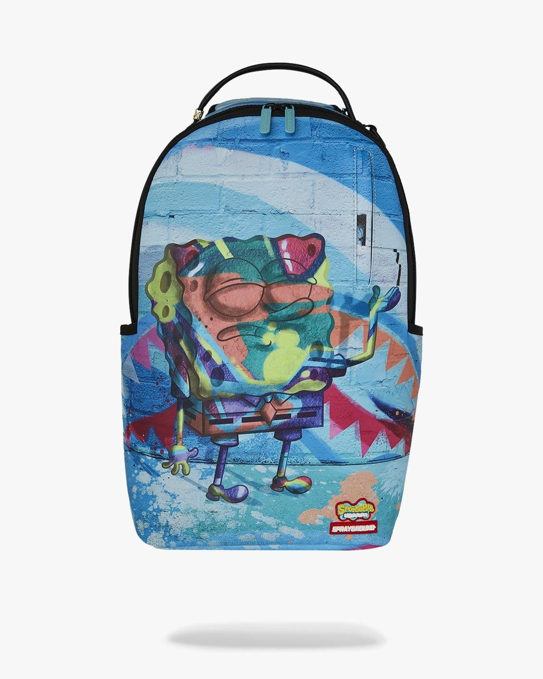 Zaino Sprayground celeste "PAINTED SPONGEBOB BACKPACK" dlxsv backpack