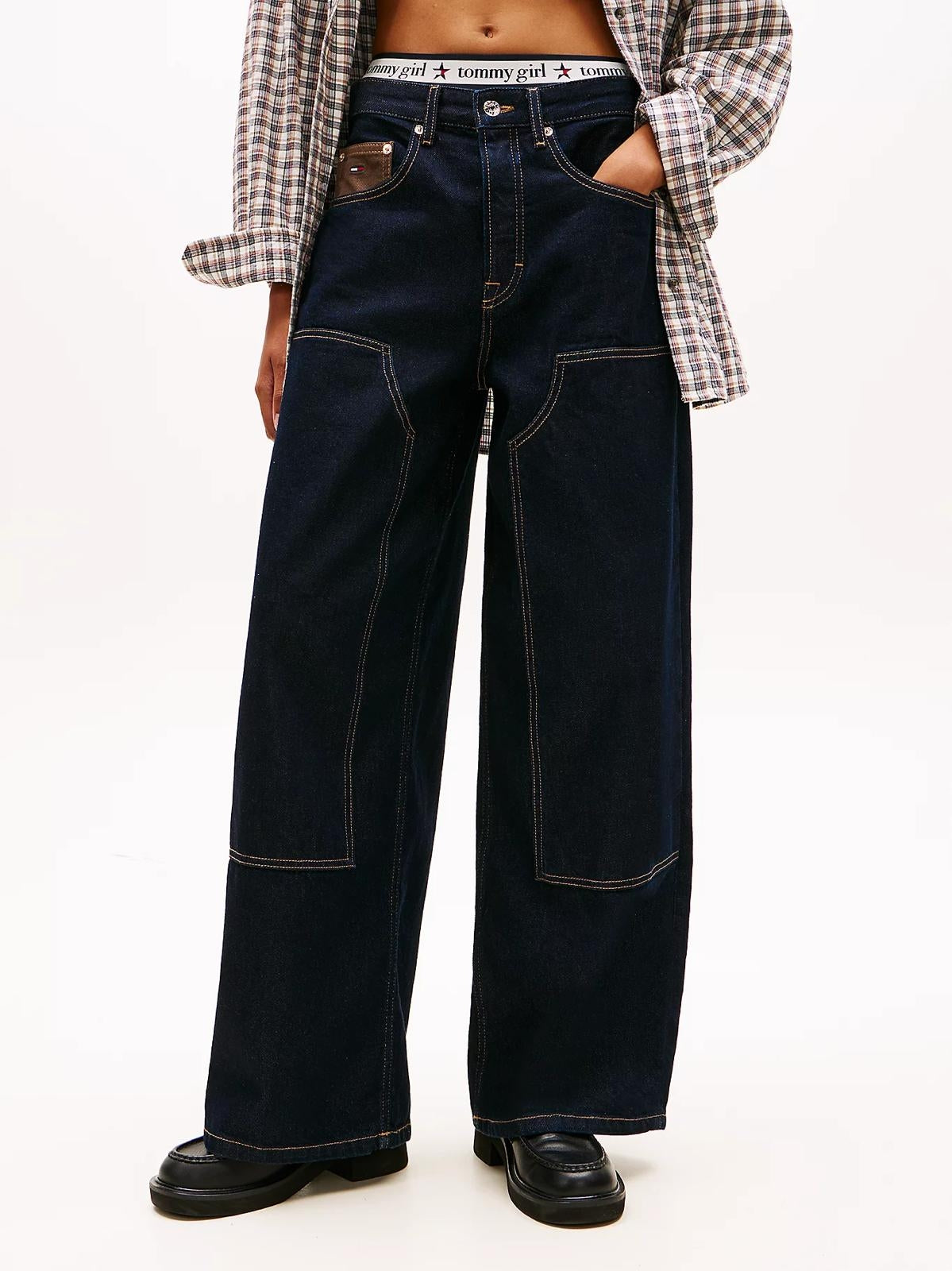Jeans Tommy Jeans "Charlie Mid loose Wide" donna
