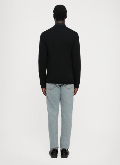 Cardigan Moschino "Laurel Crown" in misto lana uomo