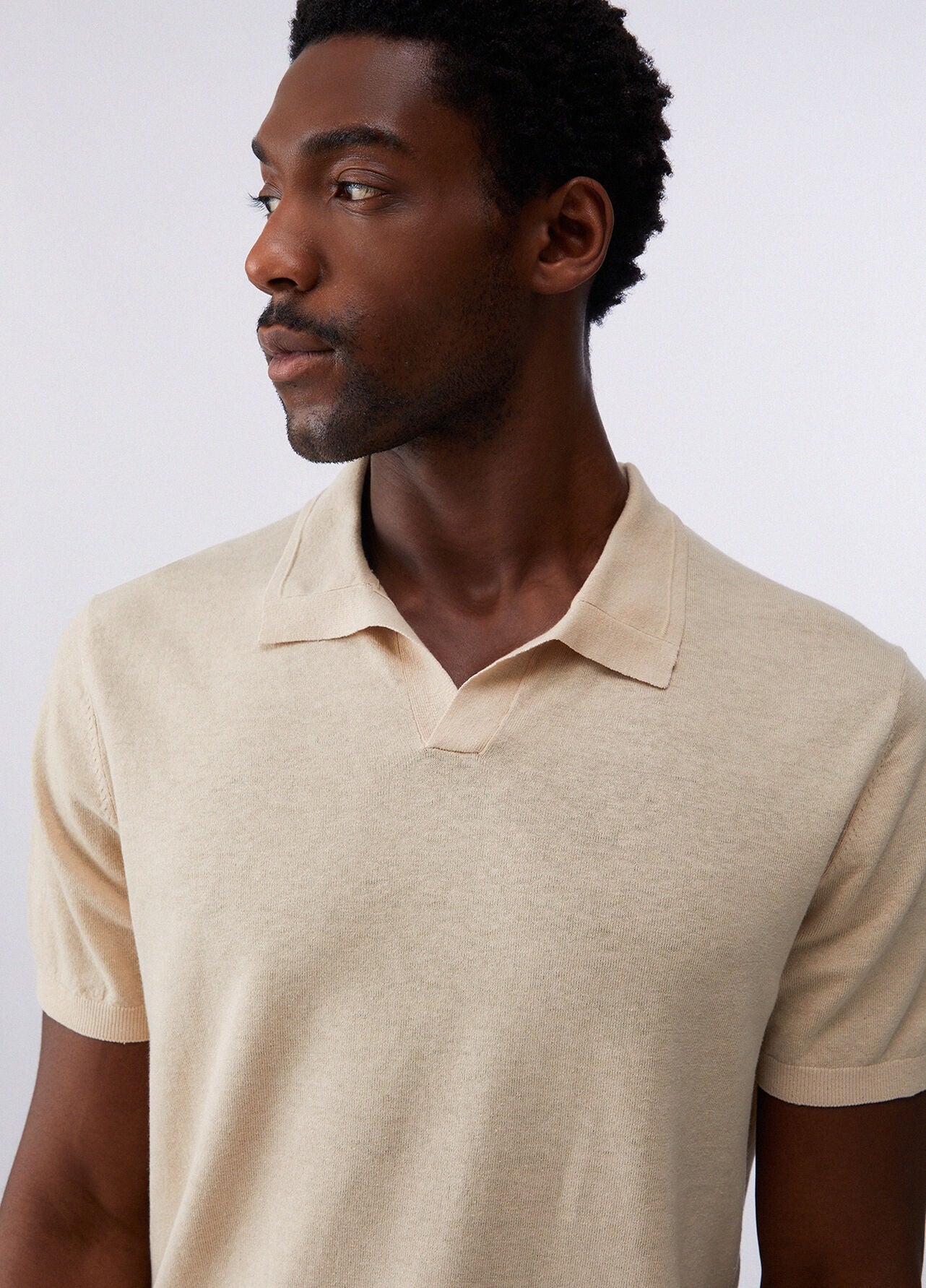 Polo Liu Jo in misto lino uomo