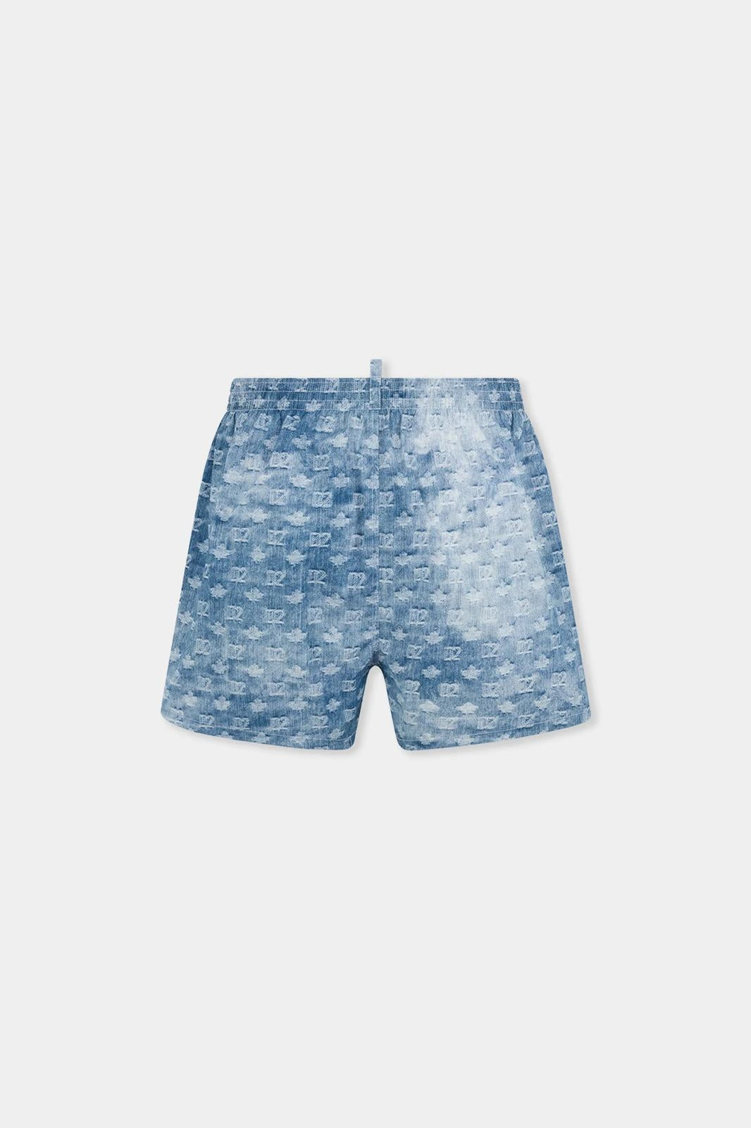 Boxer mare Dsquared2 con logo all-over uomo