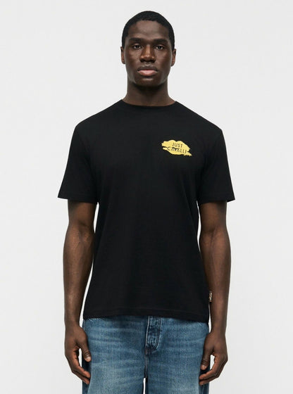 T-Shirt Just Cavalli girocollo con logo "JC KISS "  uomo