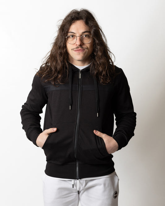 Felpa Colmar fullzip con cappuccio uomo
