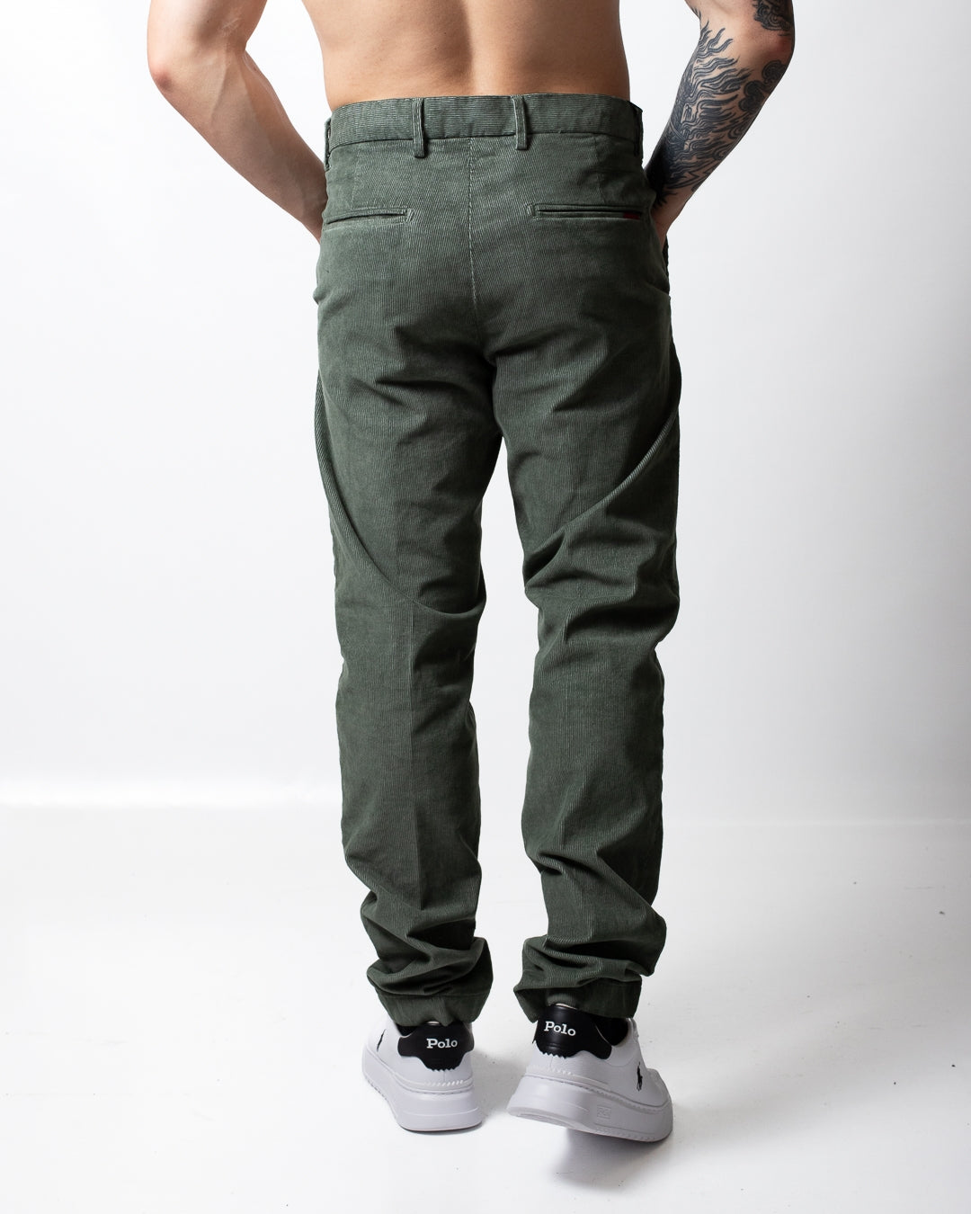 Pantalone Liu Jo effetto velluto in costina uomo