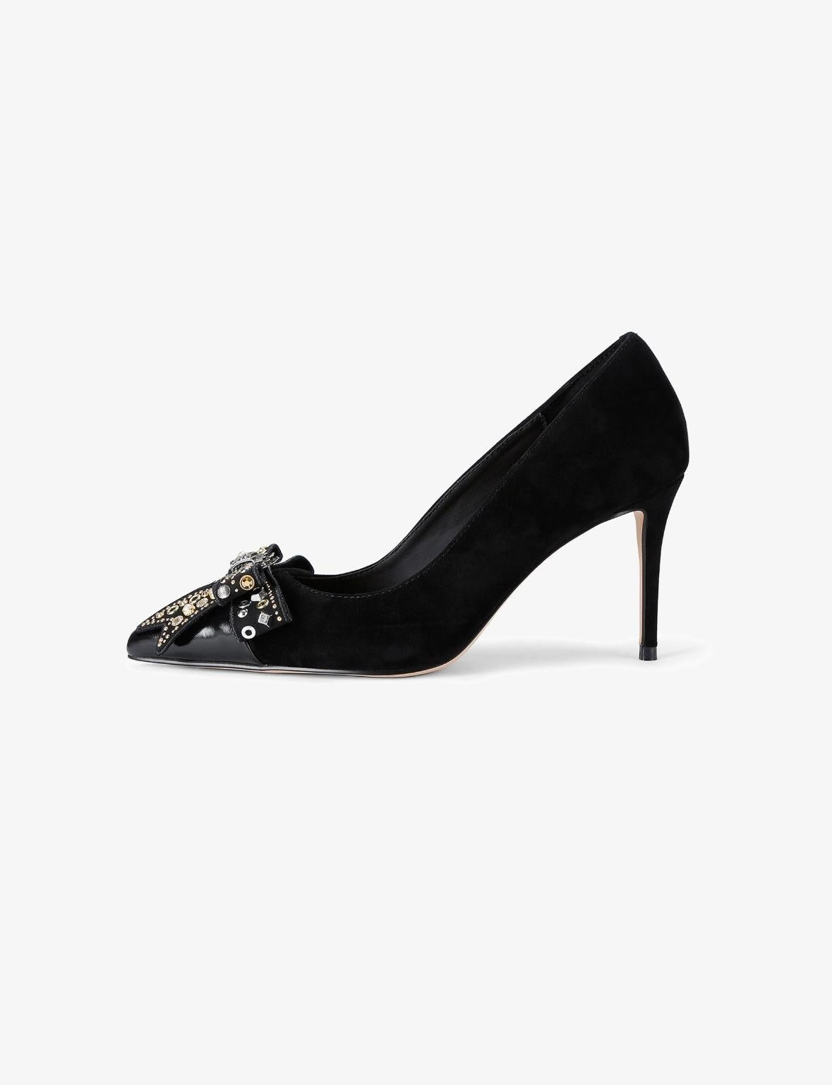Tacchi Kurt Geiger "Belgravia Stud Bow" donna