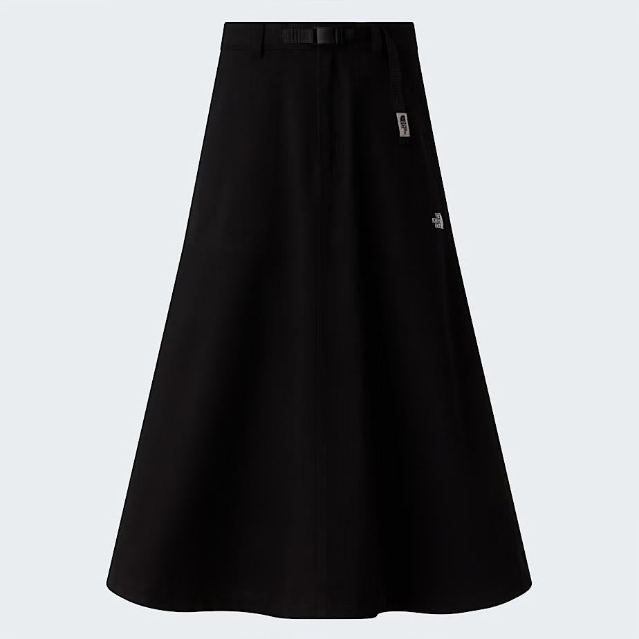 Gonna The North Face in twill con cintura donna