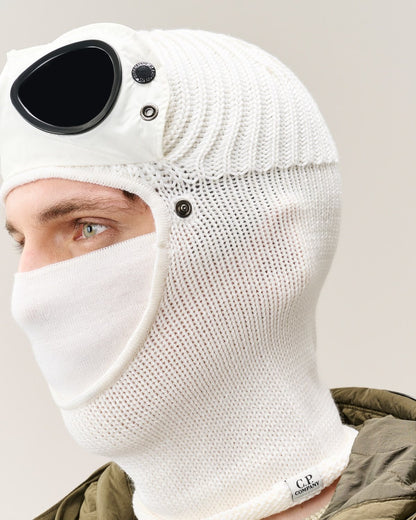 Balaclava C.P. Company in costina e in lana uomo