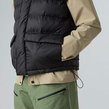 Gilet The North Face puffer con logo ricamato uomo