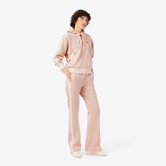 Pantalone Lacoste logato allover donna