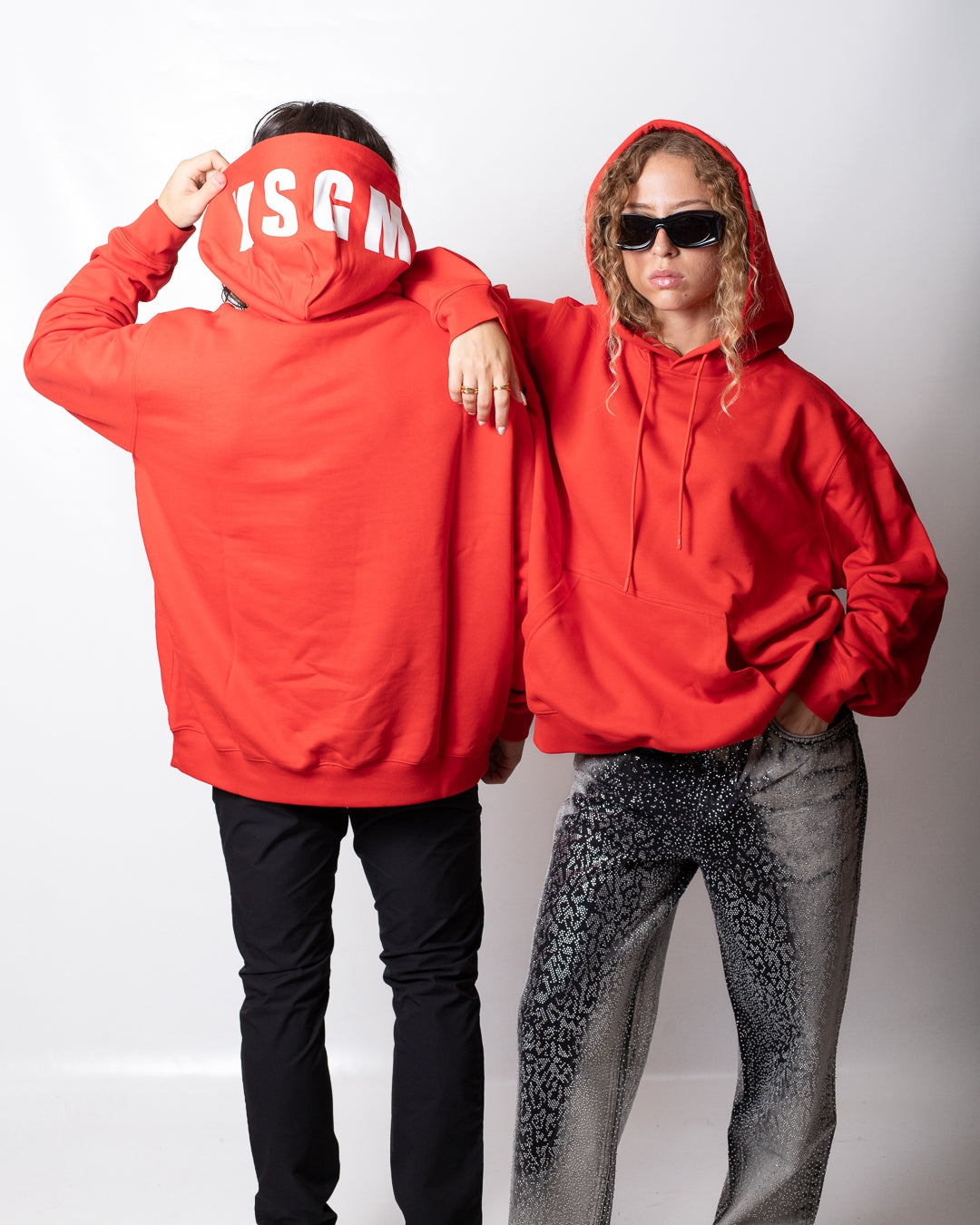 Felpa MSGM con cappuccio logato