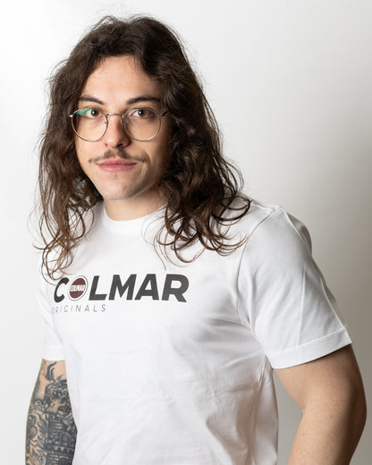 T-Shirt Colmar regular con stampa logata uomo