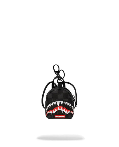 Portachiavi Sprayground nero Dripping sharks in paris backpack keychain